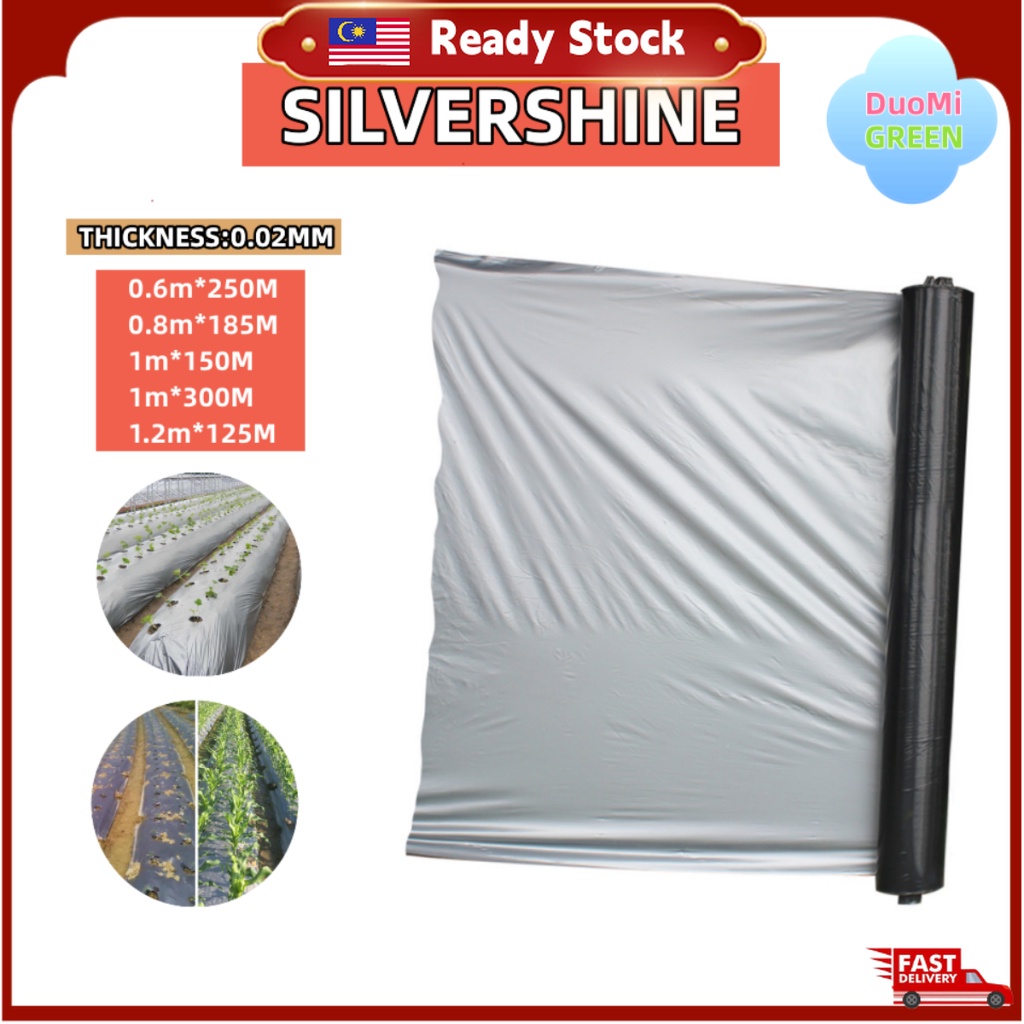 250M/500M Length silvershine plastic tutup tanah / bumi fertigasi