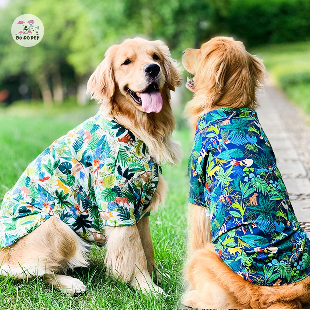 Dodo Dog Clothes Summer Thin Style Hawaii Beach Style Shirt Medium ...