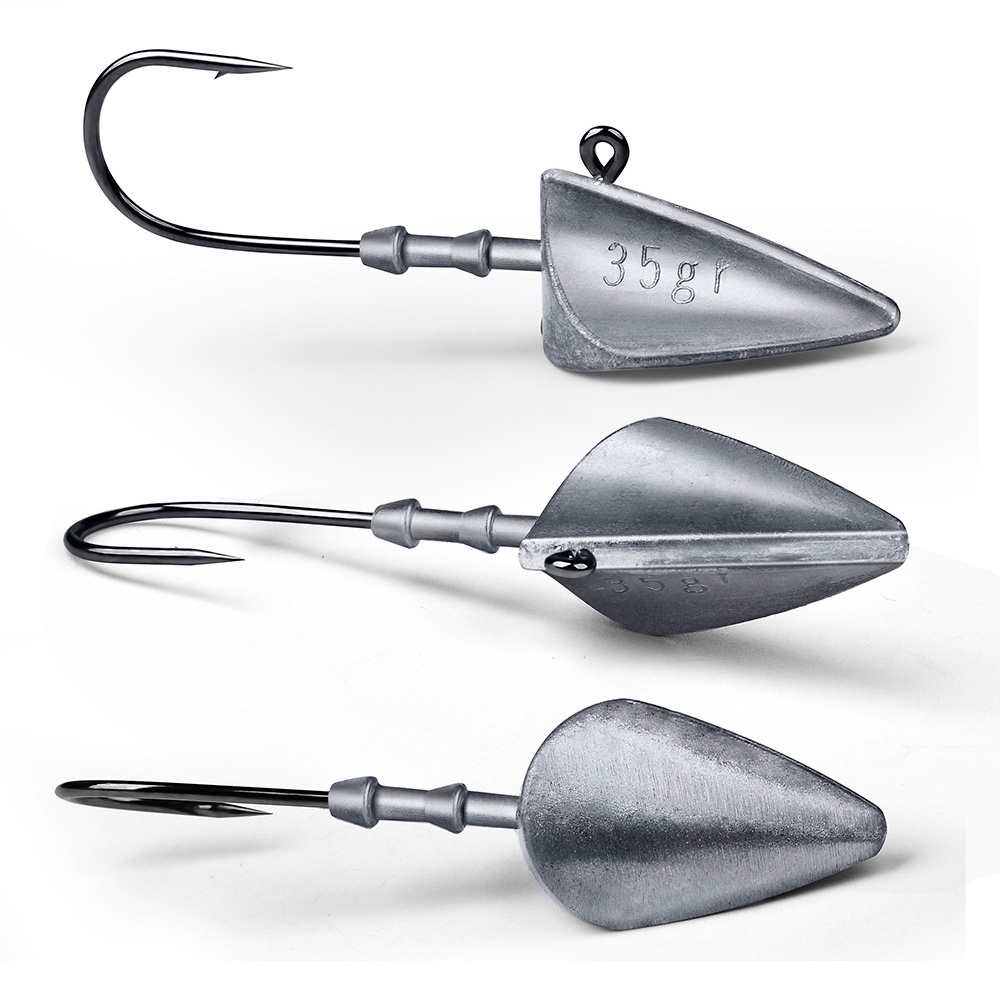 10Pcs Lead Jig Head Hooks for Freshwater Saltwater Fishing 7g 10g