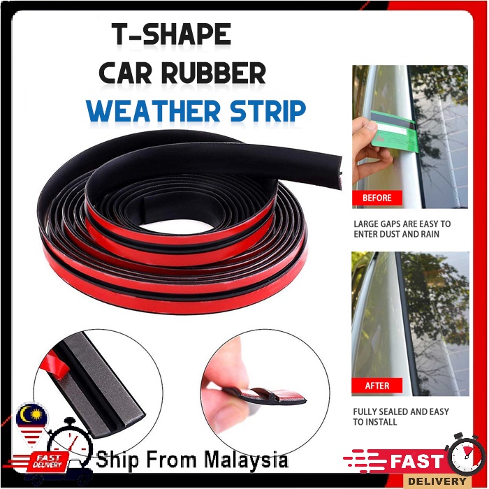 Car Windshield & Sunroof Sealant Rubber Sticker Triangle Window