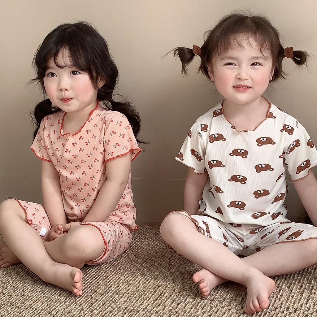 Baby girl summer pajamas hotsell