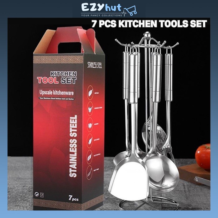 7pcs Kitchen Tools Cookware Set Spatula Spoon Kitchen Accessories