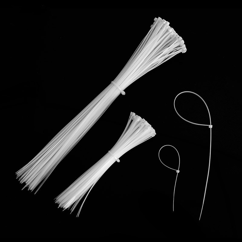 White Zip Ties Clear Plastic cable ties from Small to Large Heavy Duty