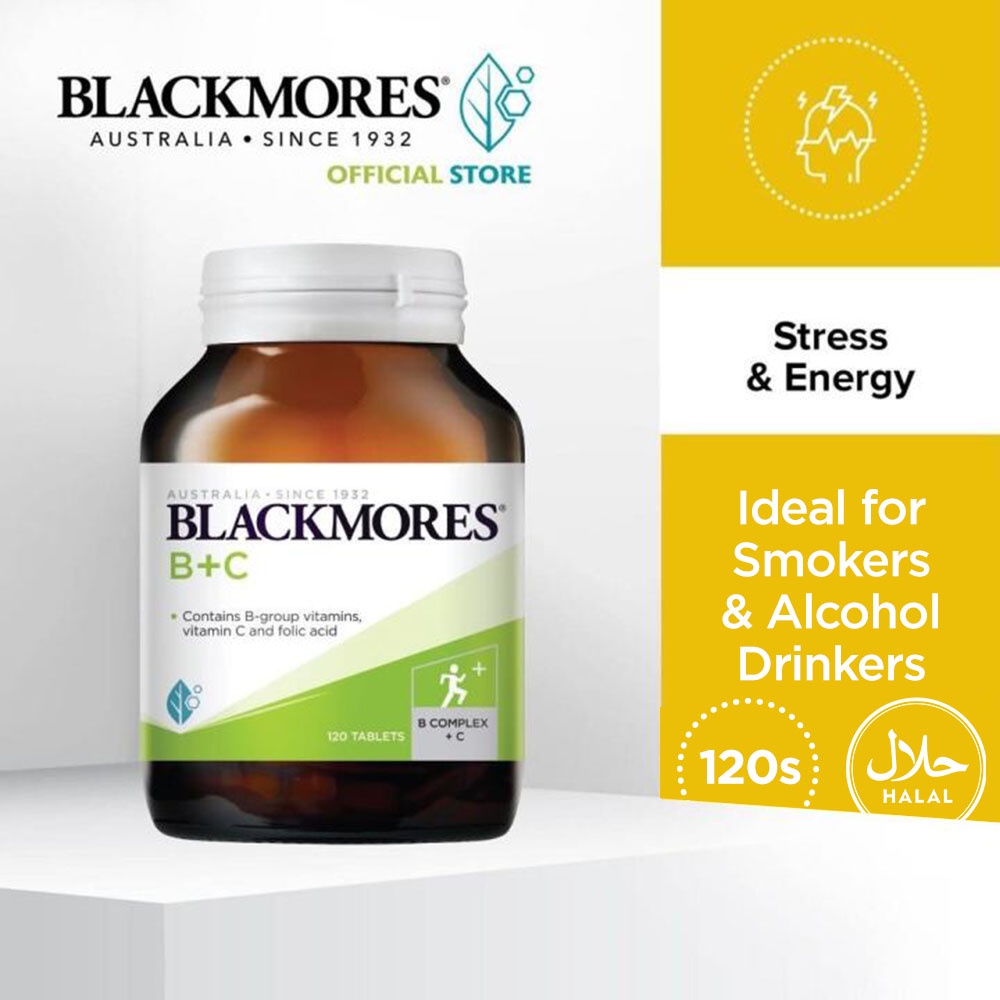 Blackmores Vitamin B + C (120's) Shopee Malaysia