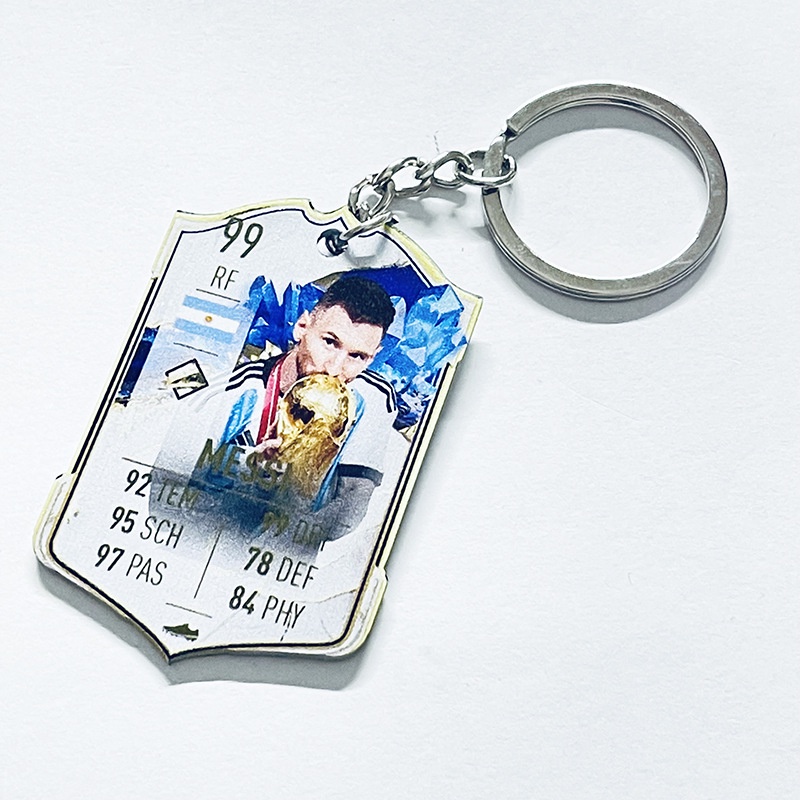 Hot Selling Football Key Ring Champions Club King Paris Liverpool messi ...