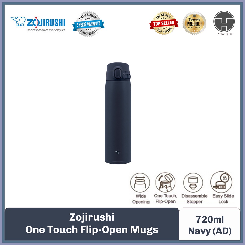 [TeoHin] Zojirushi Japan One Touch FlipOpen Mugs, Thermos, Jug, Flask, 720ml, 950ml (NEW