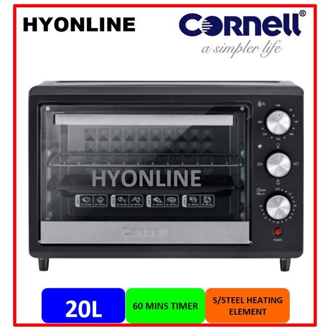 Ceo E2010x Cornell Electric Oven With 3d Diamond Surface 20l Electric Oven Shopee Malaysia 9078