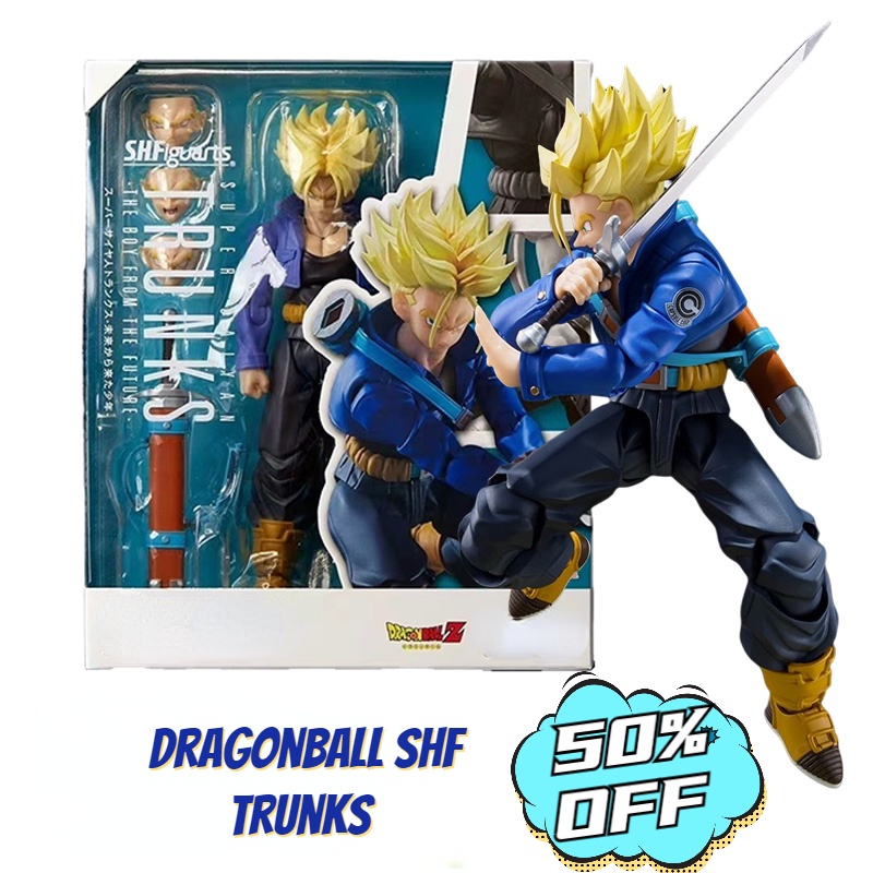 Dragon Ball S.H.Figuarts Anime Figures Future Trunks From Future Collection  Model Action Figure Toys For Boys Children's Gifts