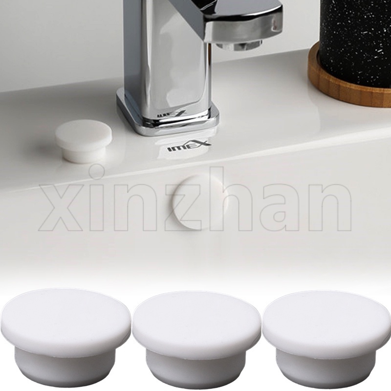 1pc Bathtub Rubber Stopper Drain Cover / Wash Basin Overflow Ring / Sink Seal Plug Universal for