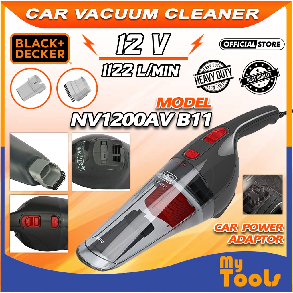 Mytools NV1200AV B11 Black+Decker Powerful Dustbuster Car Vacuum ...