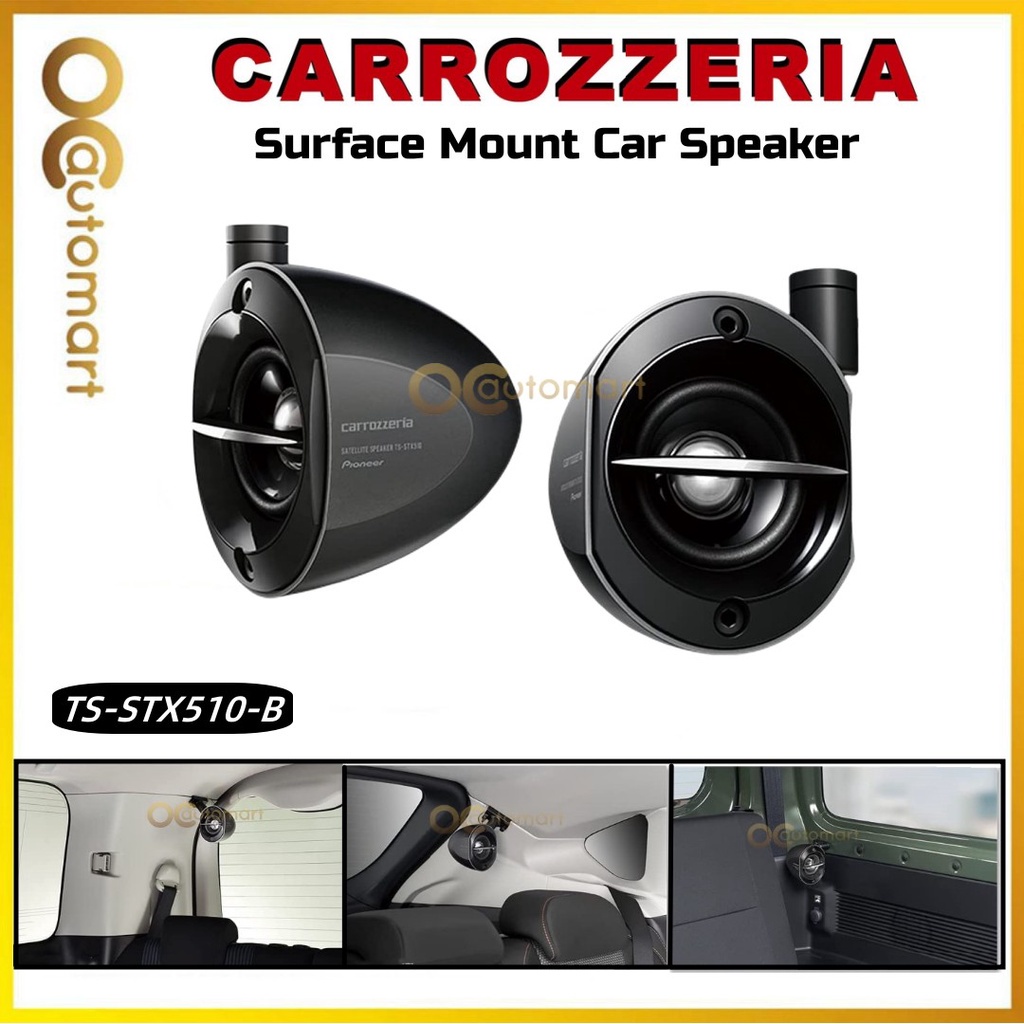 Carrozzeria Pioneer TSSTX510B Satellite Car Speaker 100 Watts Kereta
