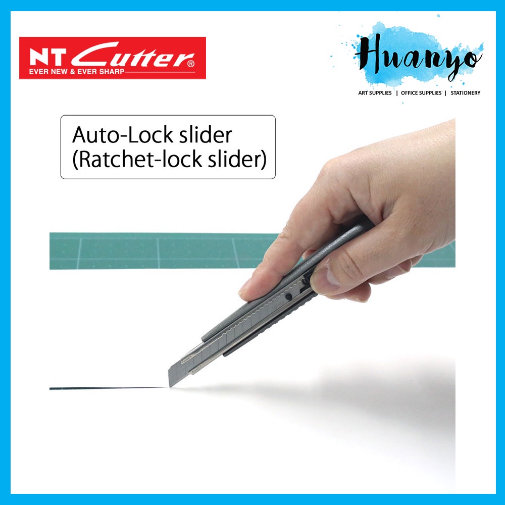 NT Cutter A-300GRP Cutter Auto-Lock Durable Light Aluminum Die-cast ...