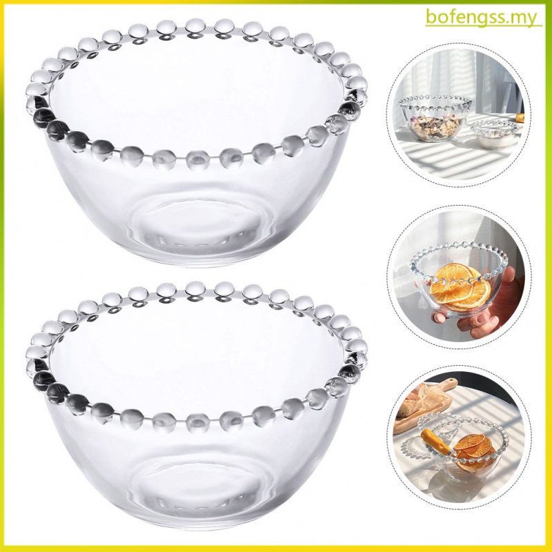 Trifle Bowl Glass Decor Transparent Small Bowls 2 Pcs, Shopee Malaysia