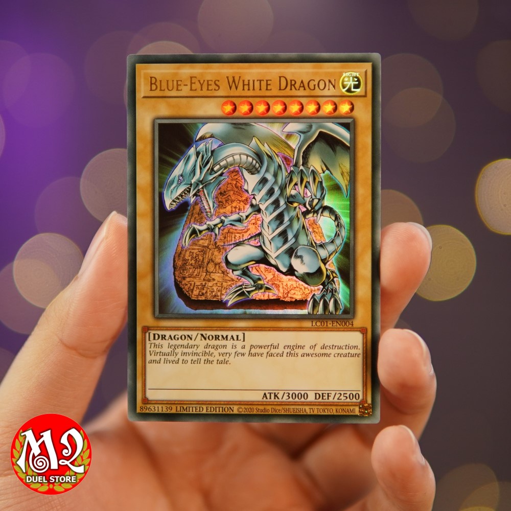 Yugioh Blue Dragon White Card LC01EN004 BlueEyes White Dragon