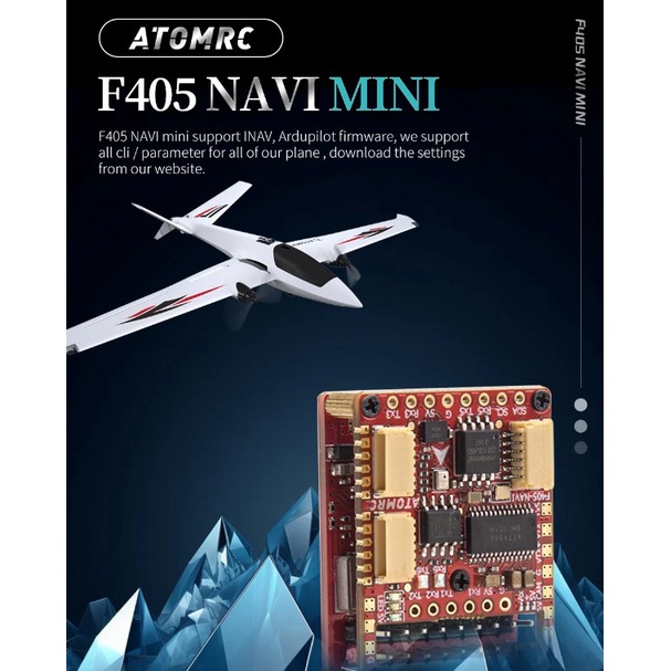 ATOMRC F405 NAVI MINI Flight Controller Inav Ardupilot FPV small fixed