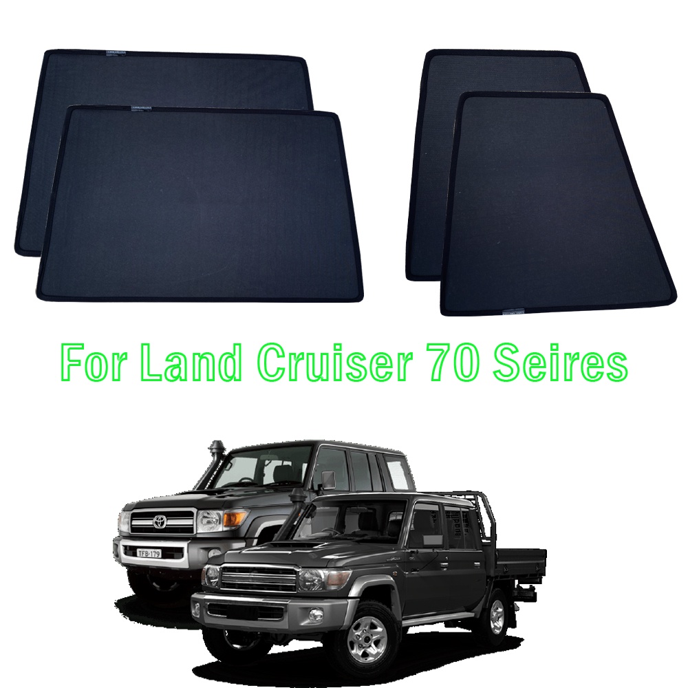 Land Cruiser 70 Series Magnet Car Window Sunshade For Toyota LC70 LC76 ...