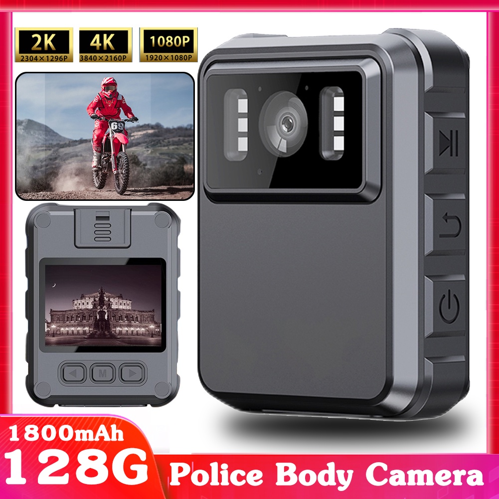 Police Body WaterproofCamera DVR Video Security Sports Cam IR Night ...
