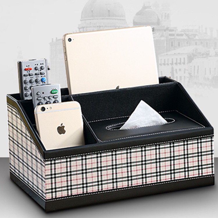 [Tissue Box] Multifunctional Napkin Box Tissue Box Leather European ...