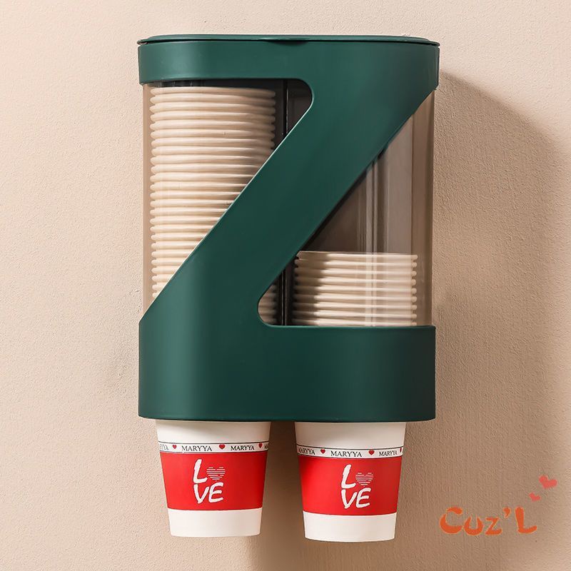 Household Wallmounted Automatic Cup Extractor Nonpunching Disposable