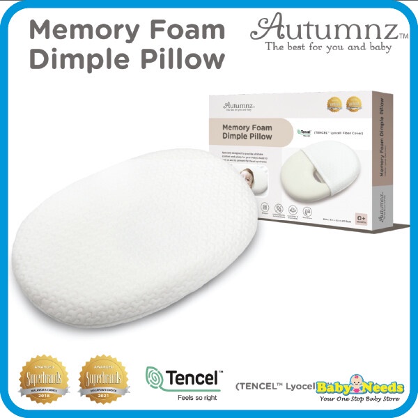 Autumnz Memory Foam Baby Dimple Pillow with Tencel Cover Shopee Malaysia