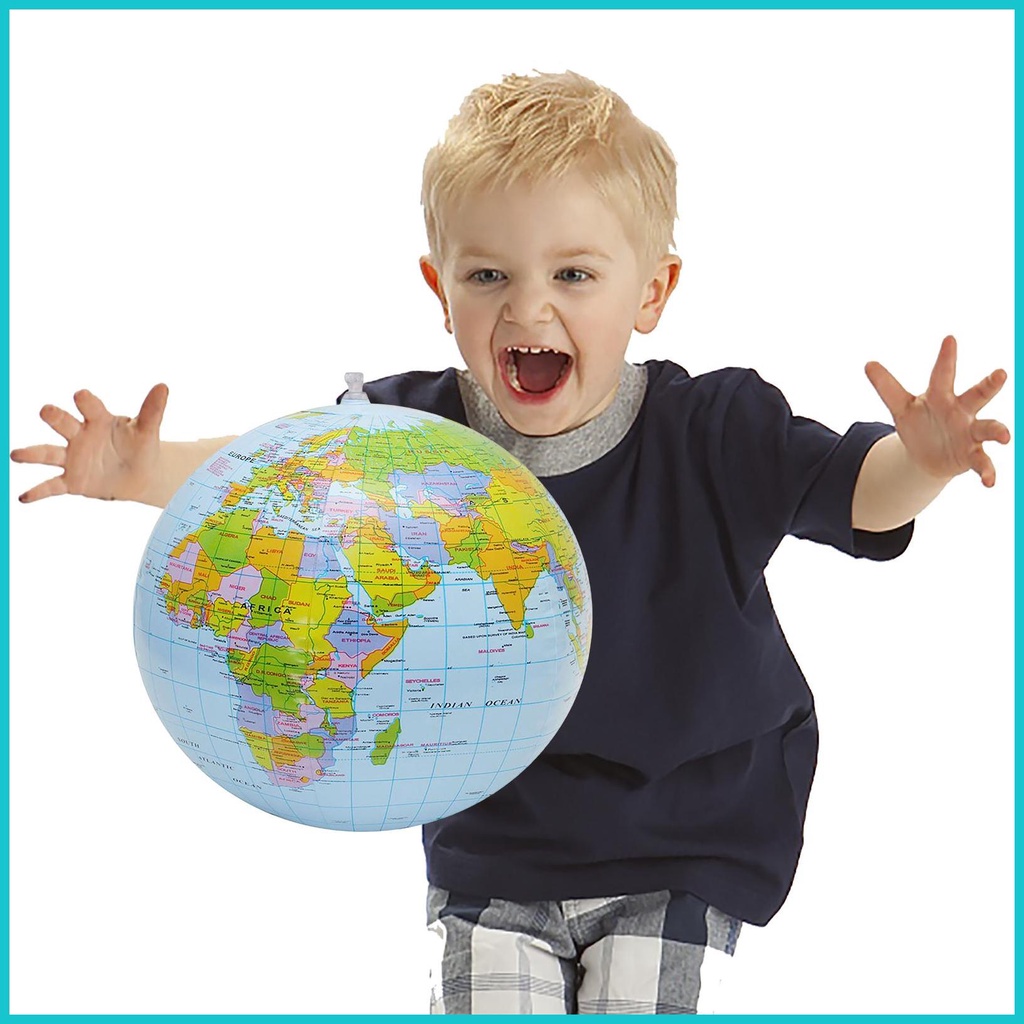 Inflatable Globe Blow up World Globe Kid Party Favor Inflatable Earth