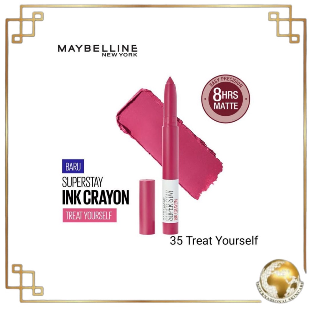 Maybelline Superstay Ink Crayon Matte Lipstick Lipliner New York