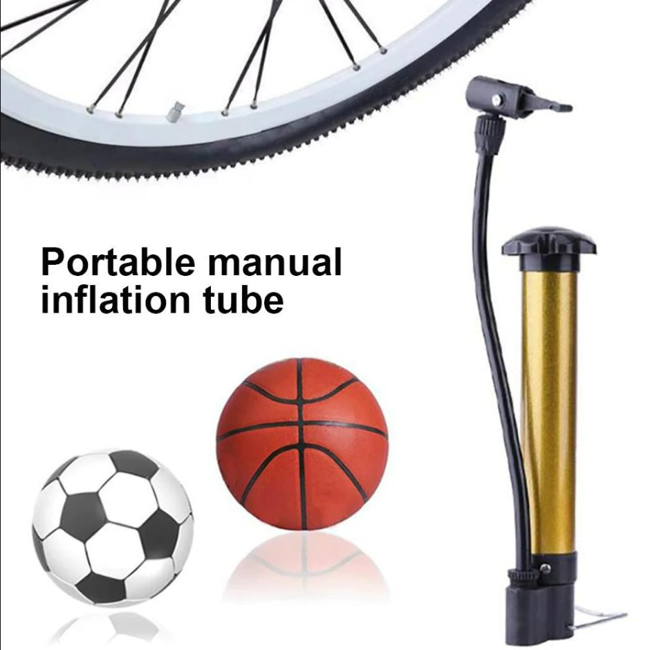 🇲🇾 READY STOCK Pam Angin Bola Tayar Basikal Ball Air Pump Portable ...