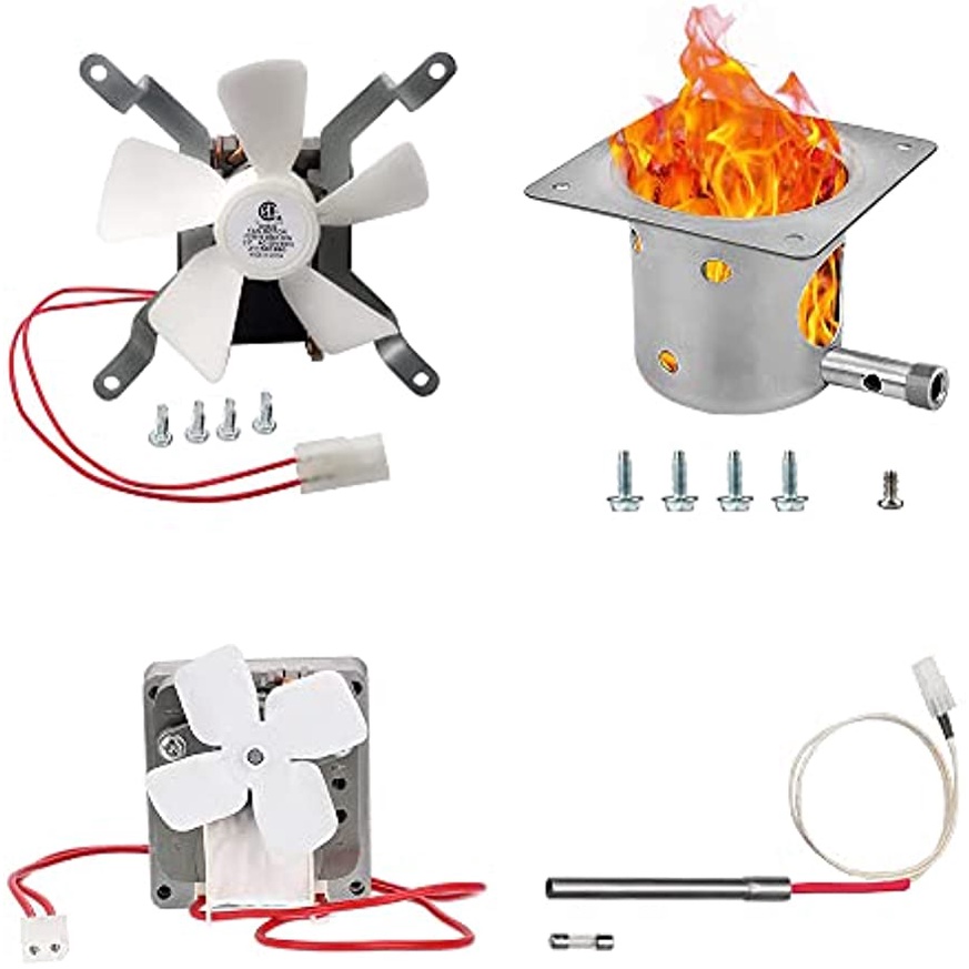 Fire Burn Pot & Hot Rod Ignitor Kit For Traeger Pit Boss Wood Pellet Grills