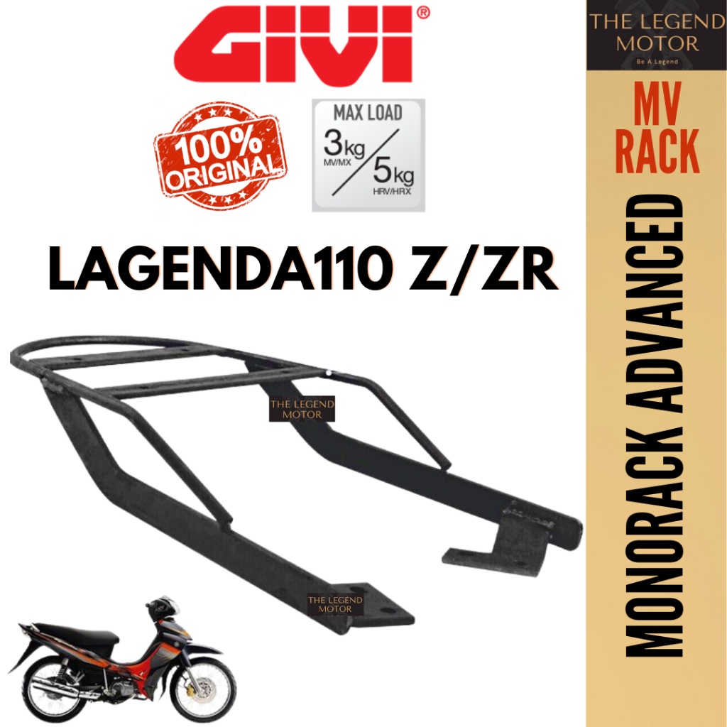 LAGENDA 110 Z ZR LAGENDA110 SRL110 SRLZ SRLZR GIVI MV MONORACK MONO ...