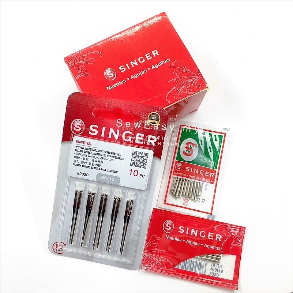 10pcs/pack - ORIGINAL Singer Sewing Needle Jarum Singer / Jarum Jahit ...