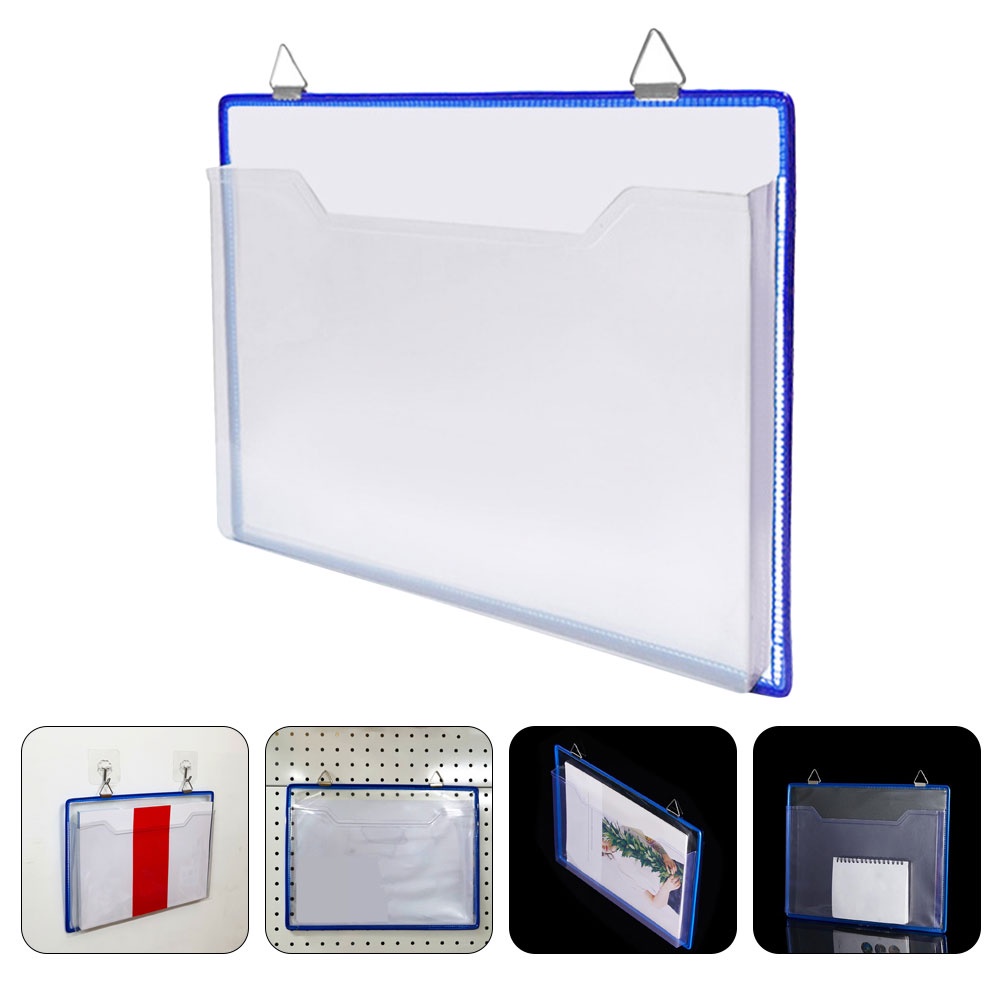 File Storage Bag Accordion Folder Holder Wall Mounted Hanging Document