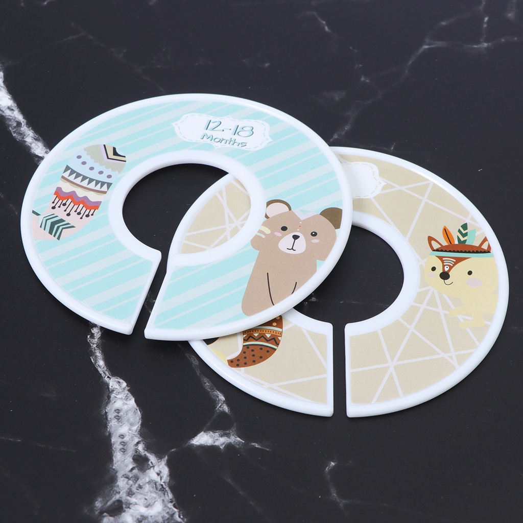 Closet Drawers Clothes Baby Hangers Age Dividers Size Partition Girl 12