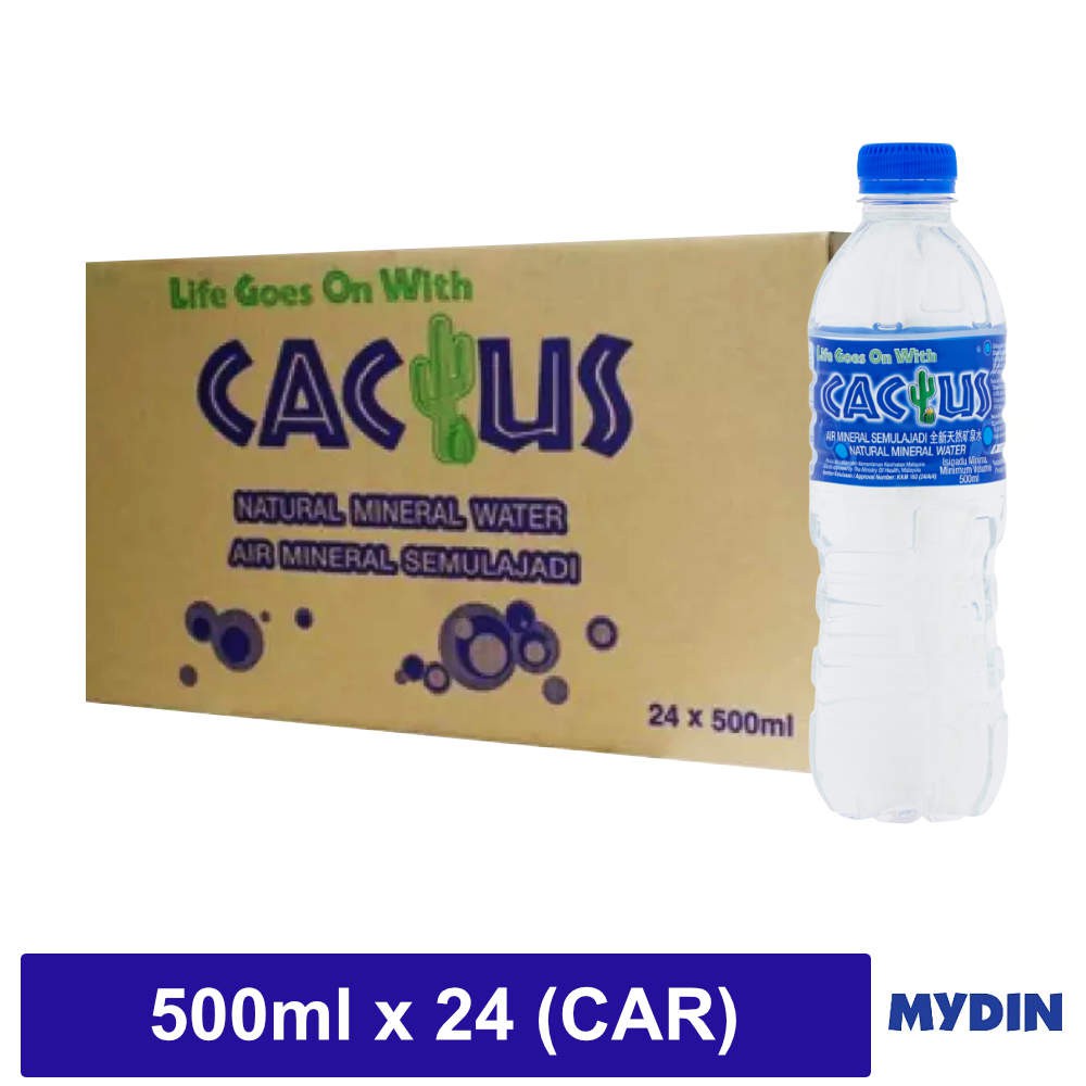 Cactus Natural Mineral Water (24 x 500ml)