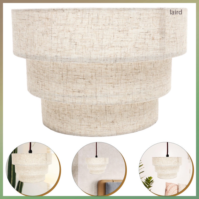 lampu sensor Extra Large Lamp Shades Fabric Linen Lampshade Floor Metal