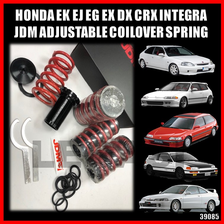 Honda EK EJ EG EF DX CRX Integra DC2 JDM Adjustable Coilover Springs