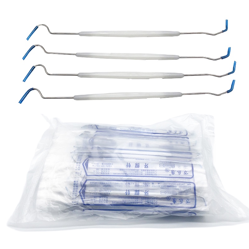 100pcs/bag Dental Disposable Probes Tweezers Oral Mirrors Forceps