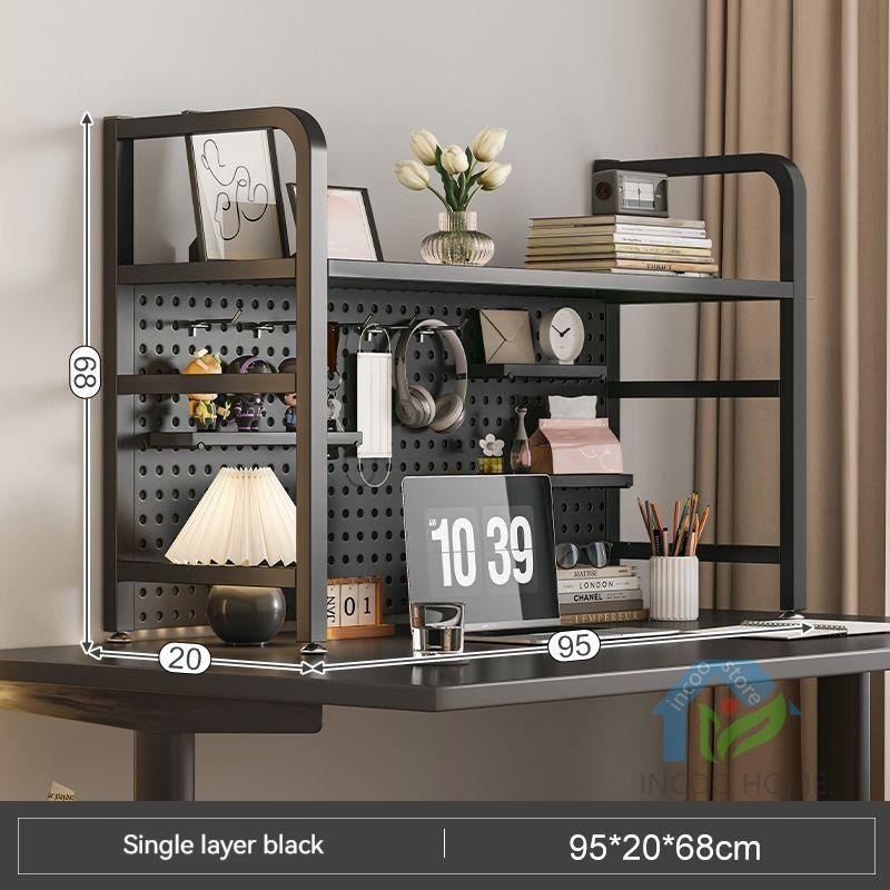Desktop hole board bookshelf/desk storage desk display shelf/shelf/bookshelf