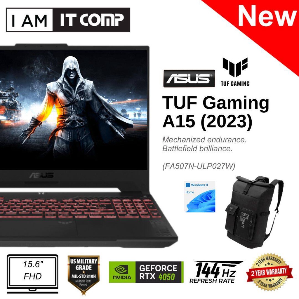 Asus Tuf Gaming A15 R7 7735hs8gb16gb512gb Ssd156 Fhd 144hzrtx4050 Rtx4060 Fa507n 0852