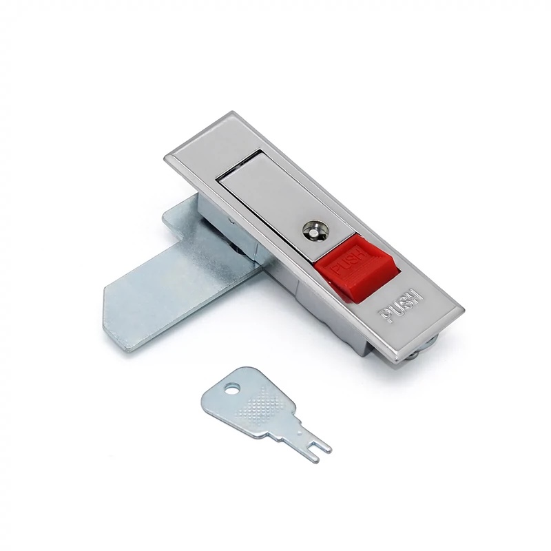 Electrical Panel Lock MS509-1 Flat Red Chrome With Key | Shopee Malaysia