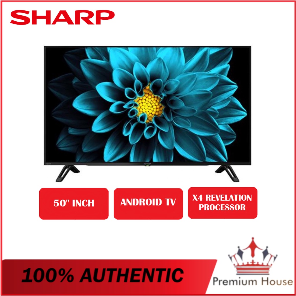 Sharp 4Tc50Dk1X Aquos 50 Inch 4K Uhd Android Tv | Shopee Malaysia