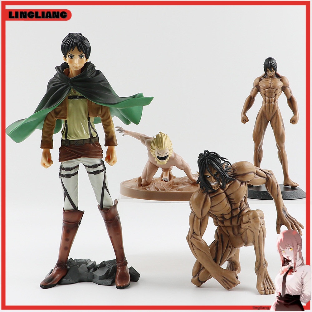 Anime Attack on Titan Eren Jaeger Levi Ackerman The Armored Titan The ...