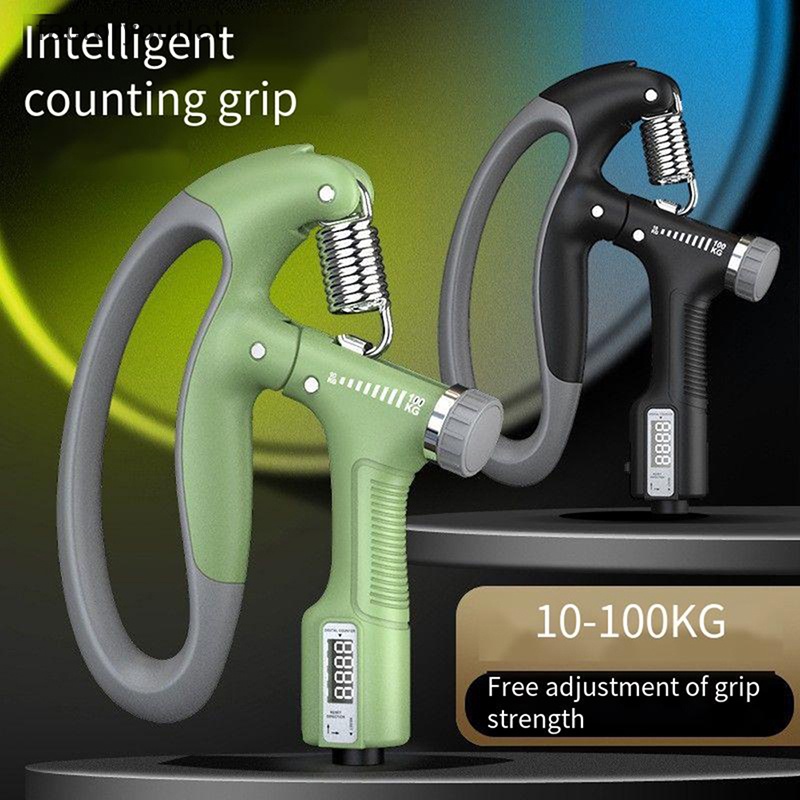 FCMY 100kg Adjustable Heavy Grip Fitness Electronic Counter Hand Grip