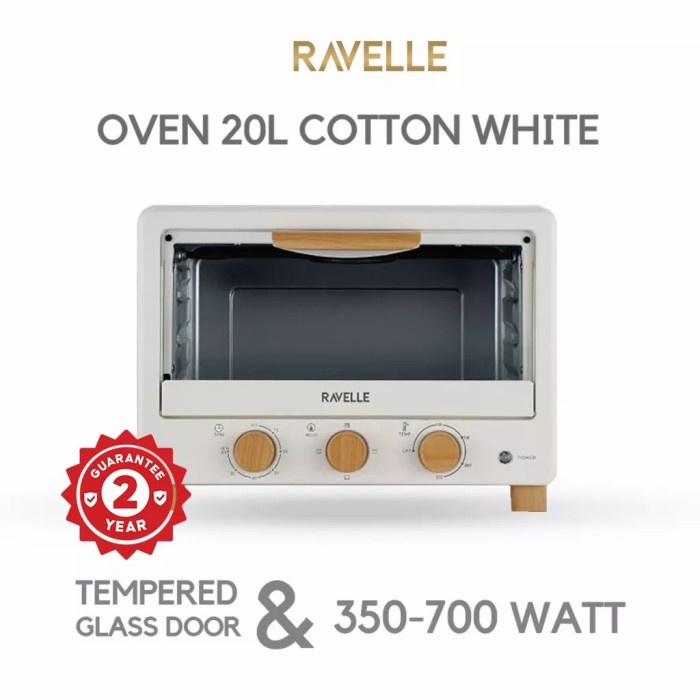 Ravelle Electric Oven 20L Low Watt REO 20 20CW Toaster Korea Shopee