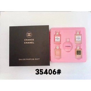 Chanel 5 in 1 Set Mini Perfume Mini For Her Minyak Wangi Perempuan 迷你香水女生香水