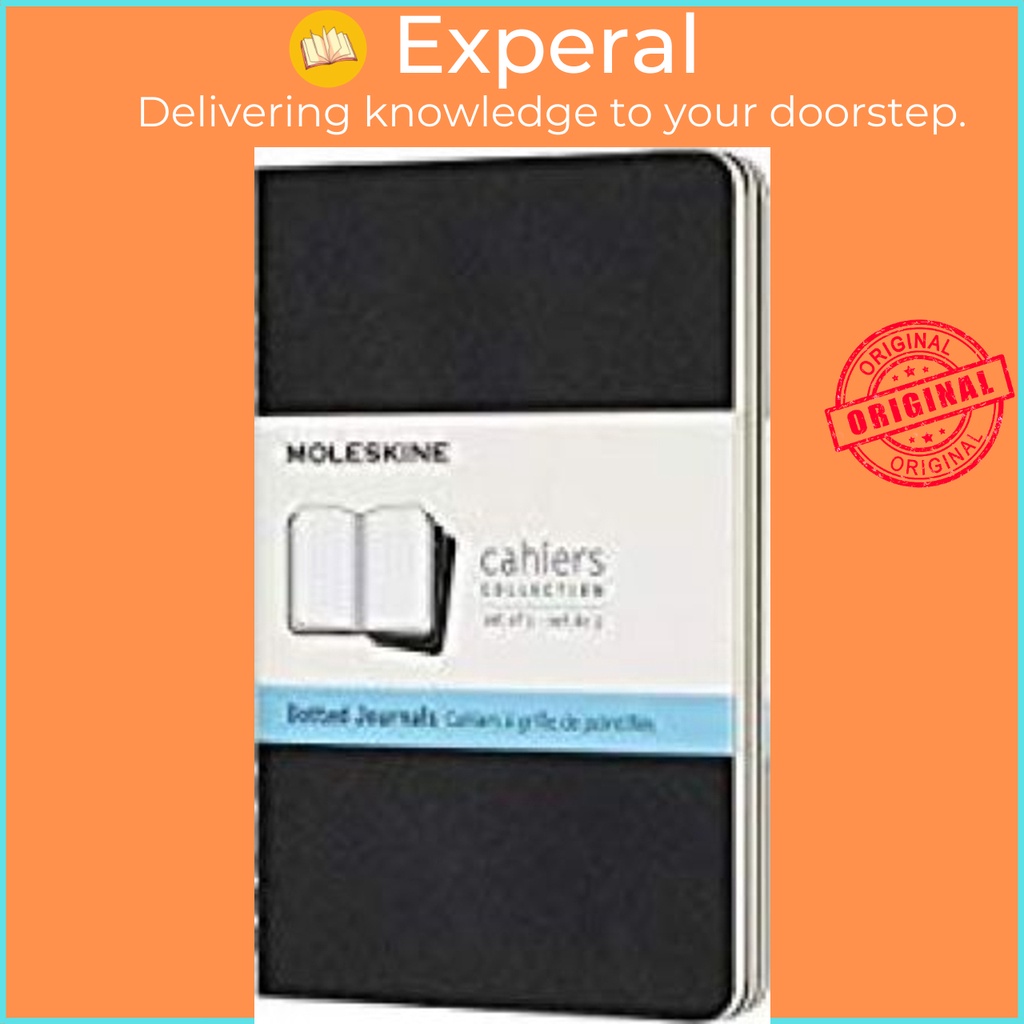 [English 100 Original] Cahier Journals Pocket Dot Black by Moleskine (paperback) Shopee