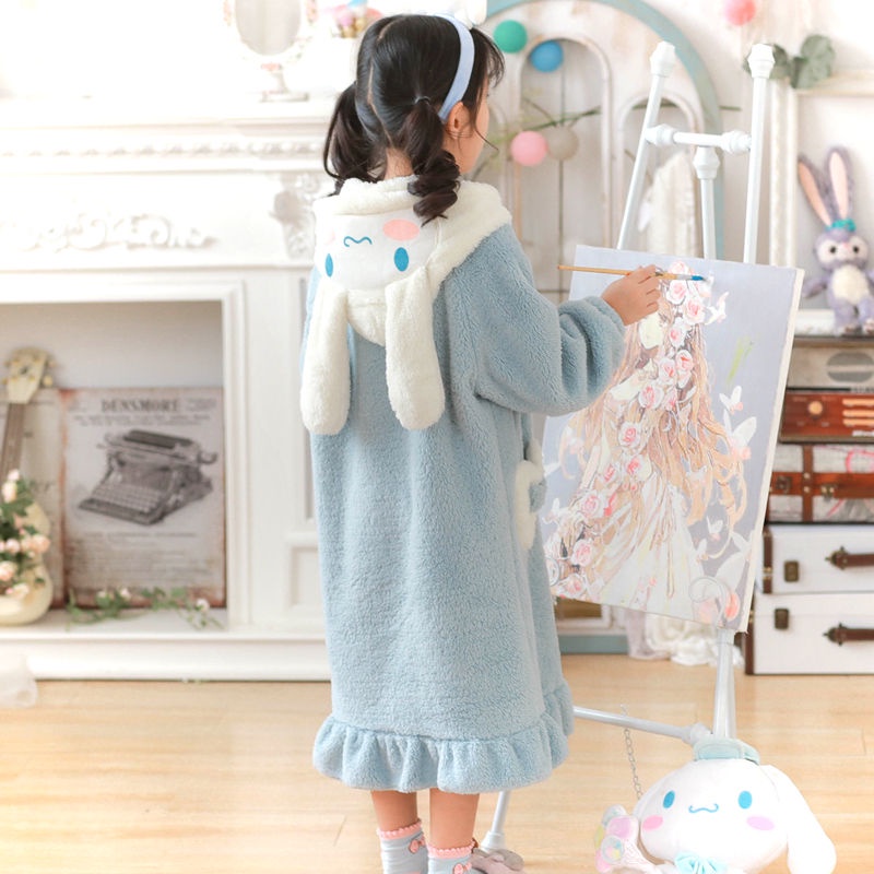 Sanrio Cinnamoroll Fluffy Pajamas, Women's Fashion, Dresses & Sets