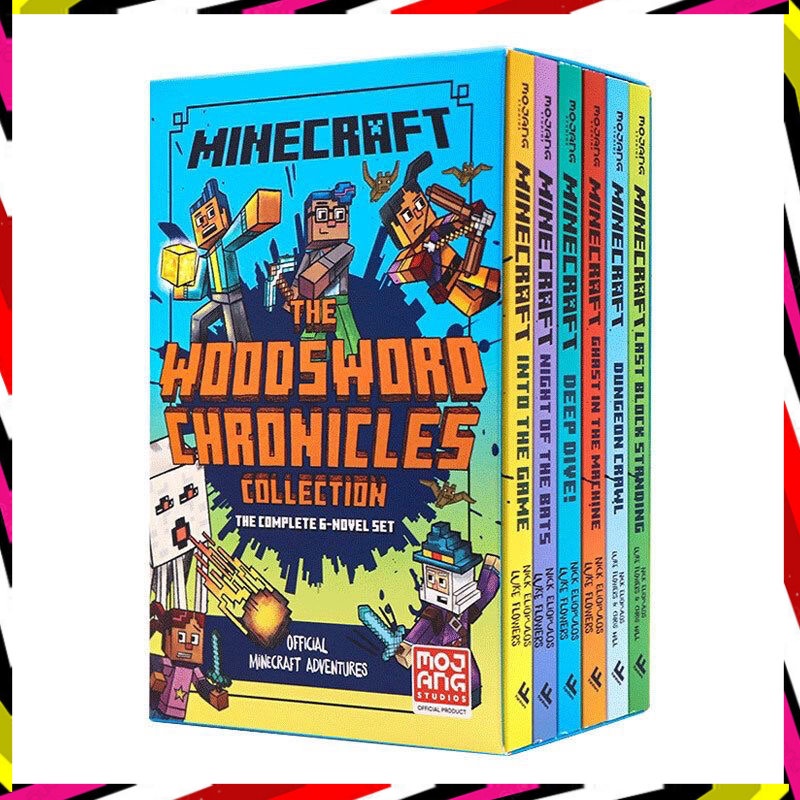 Minecraft Books Minecraft woodsword Chronicles Collection 6 Books
