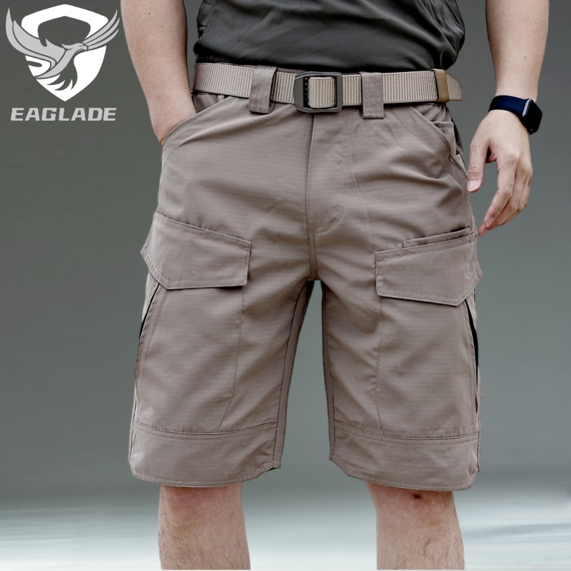 EAGLADE Tactical Cargo Pants Shorts For Men JTIX5 In Khaki | Shopee ...