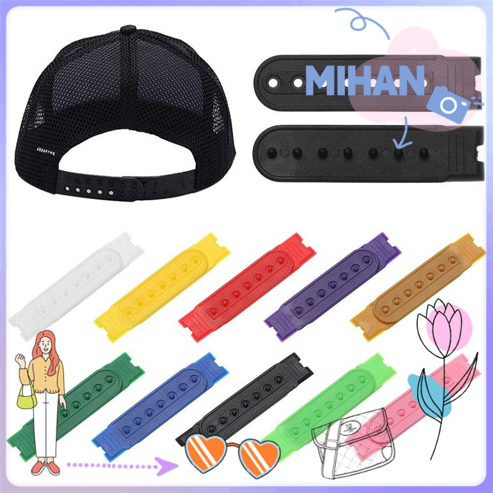 MIHAN 5 Sets Hot Hats Repair Fasteners 7 Holes Strap Snapback Extender ...