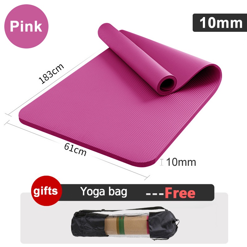 15mm Extra Thick NBR Yoga Mat anti slip training mat workout mat For Gym Home Fitness excercise mat workout equipment